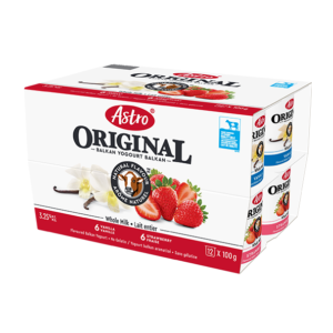 Astro – Yogurt Cups, Strawberry and Vanilla Cream