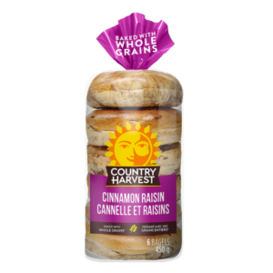 Country Harvest – Bagels, Cinnamon Raisin