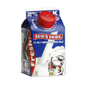 Reid’s – Milk Cartons, Individual Sized, 2%