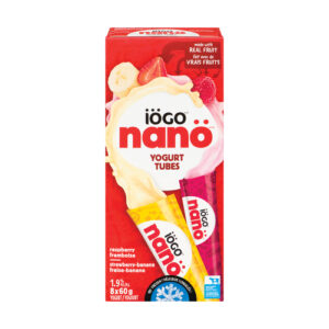 IOGO Nano – Yogurt Tubes, Raspberry & Strawberry-Banana