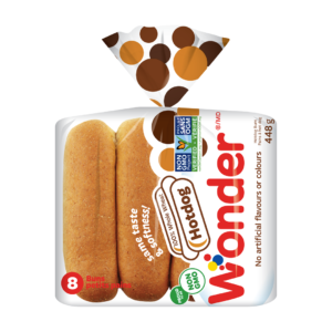 Wonder – Hotdog Buns, Whole Wheat