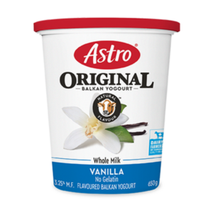 Yogurt Tubs, Vanilla